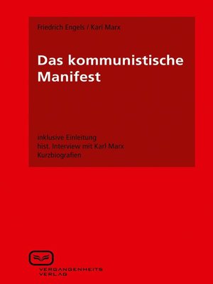 cover image of Das kommunistische Manifest